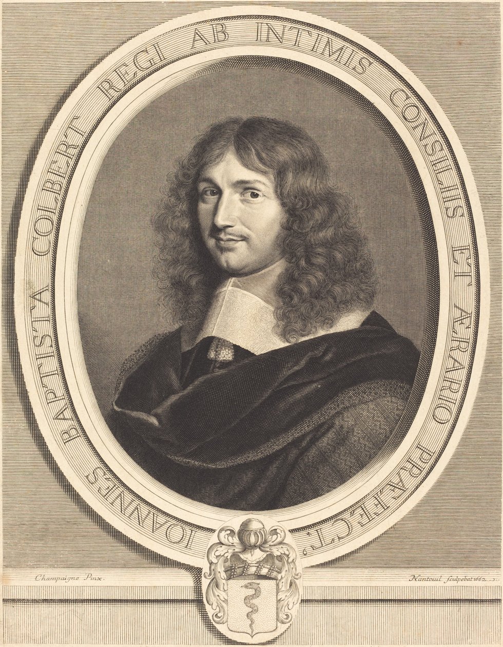 Jean-Baptiste Colbert de Robert Nanteuil after Philippe de Champaigne