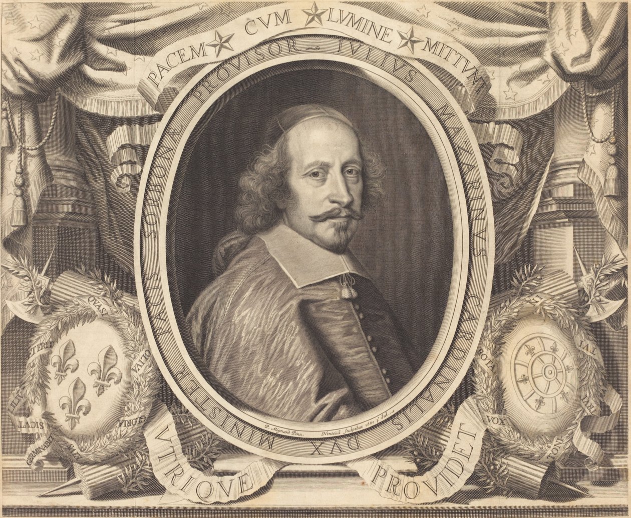 Cardenal Jules Mazarin de Robert Nanteuil after Pierre Mignard I