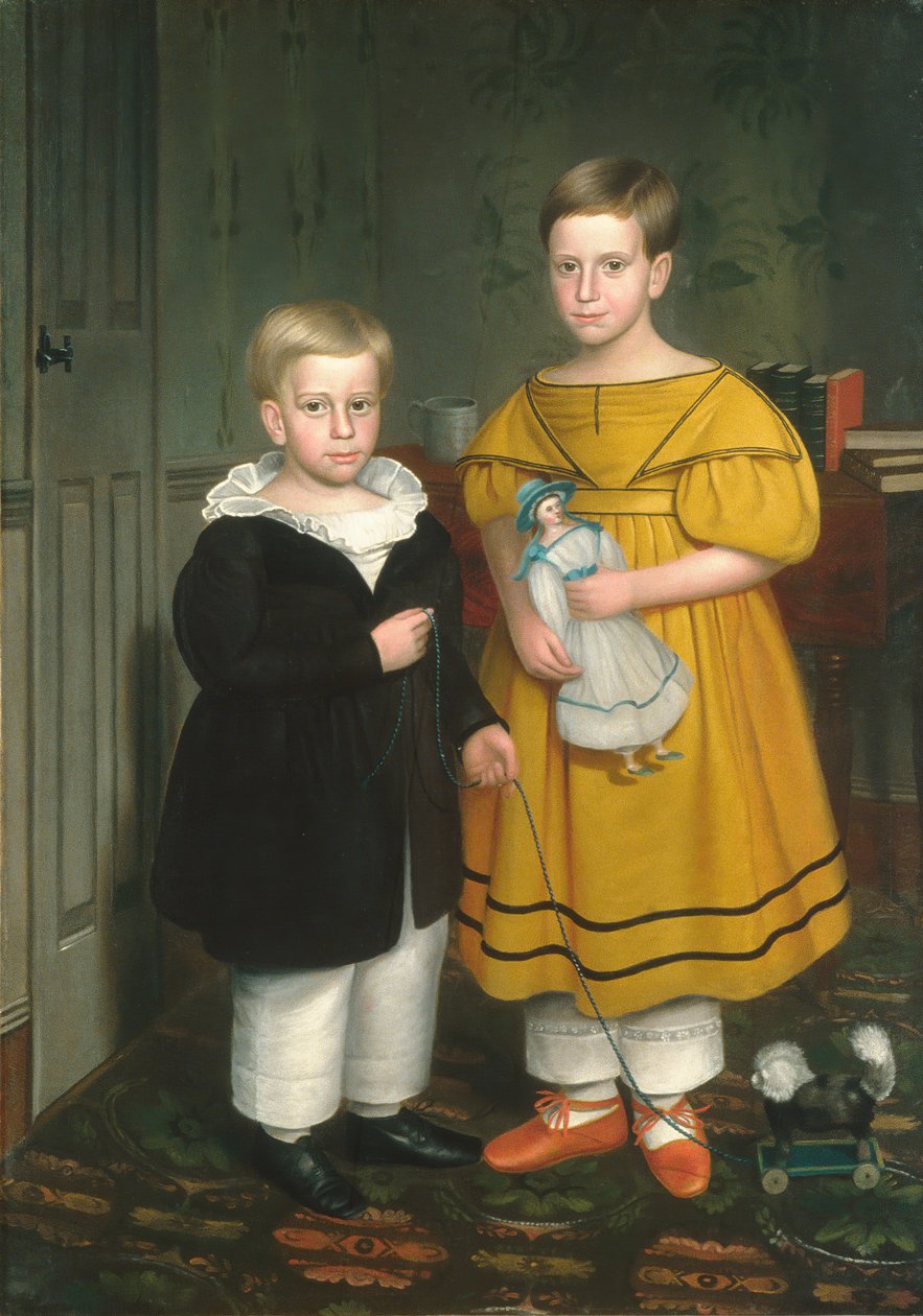 Los Niños Raymond, ca. 1838 de Robert Peckham