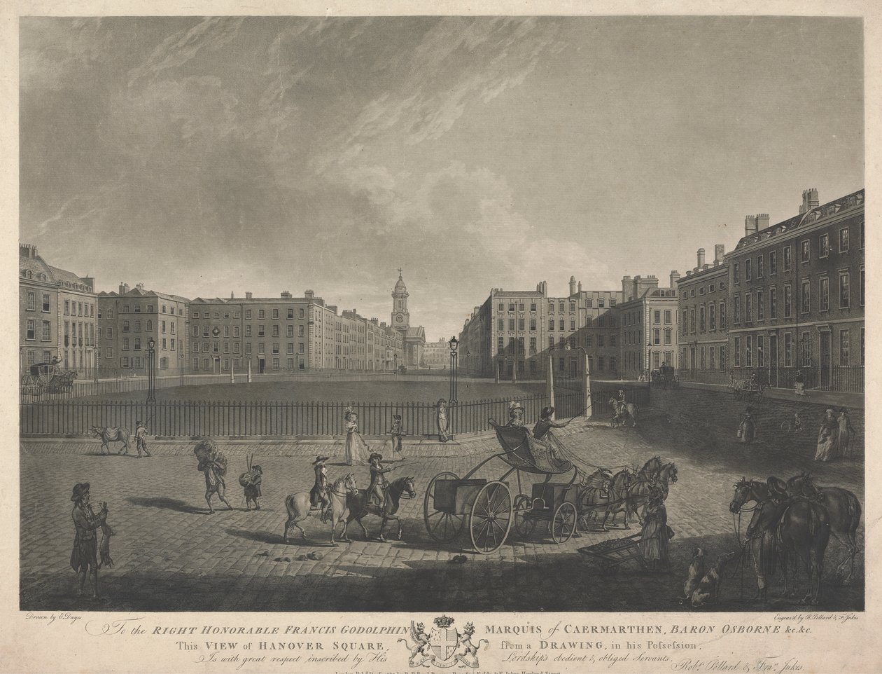 Esta vista de Hanover Square de Robert Pollard