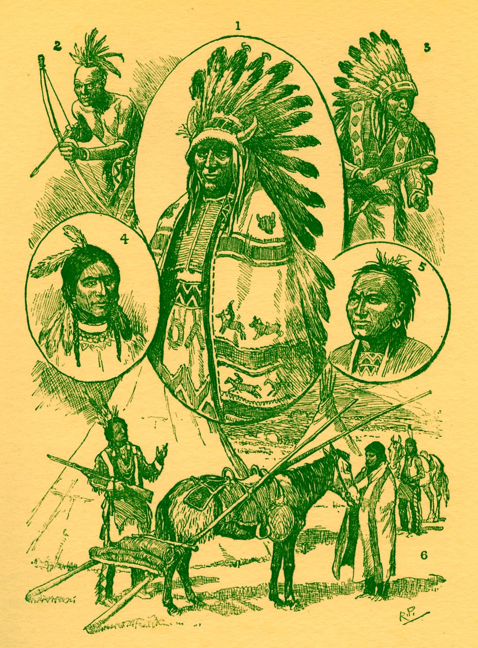 Indios Americanos en el siglo XIX de Robert Prowse