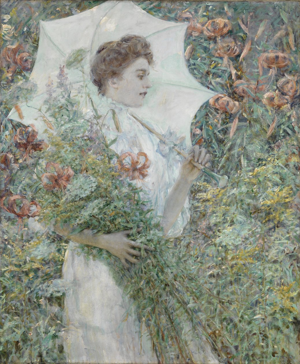 El parasol blanco de Robert Reid