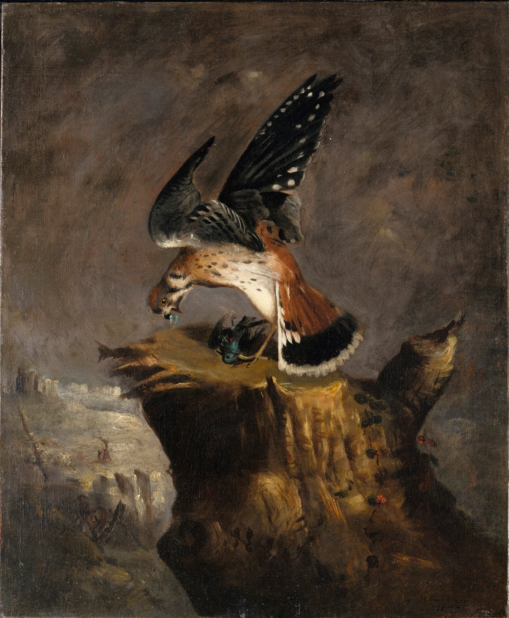 El buitre y su presa de Robert S. Duncanson