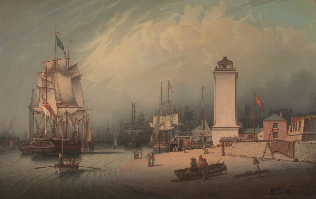 El Faro Bajo, North Shields de Robert Salmon