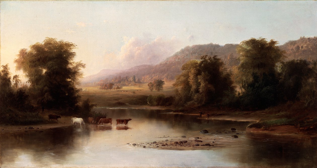 Vista del río St. Anne de Robert Seldon Duncanson