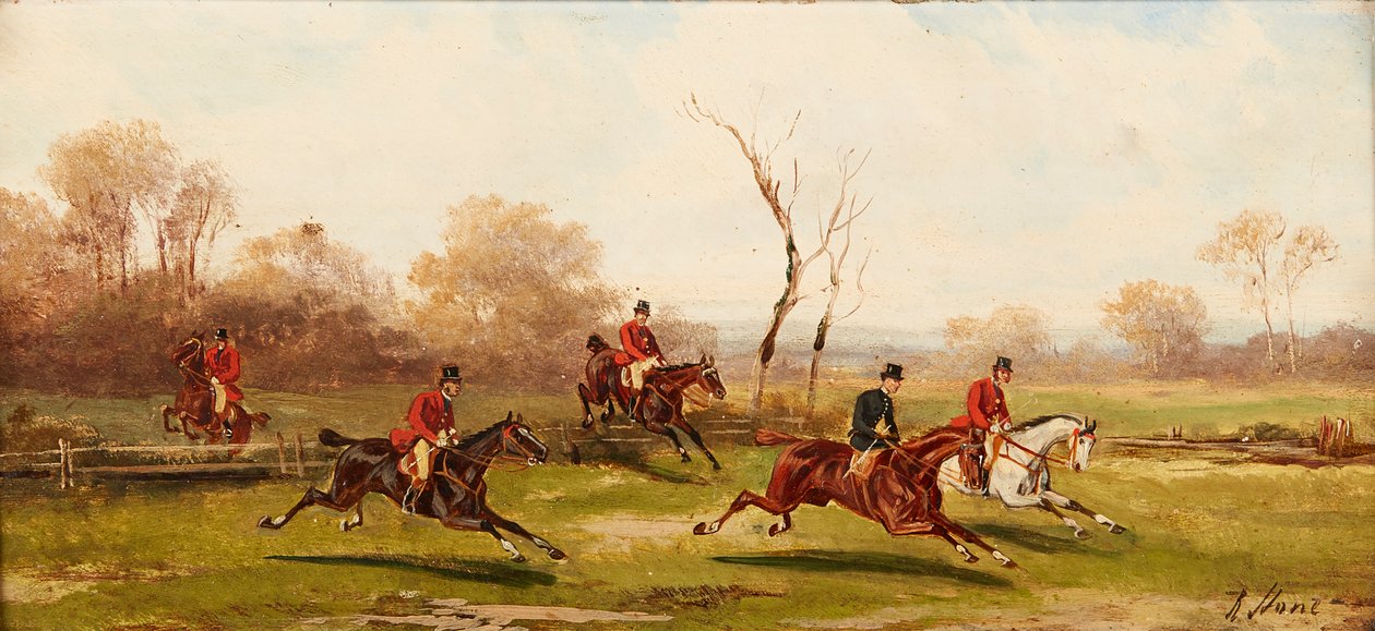 The Hunt Begins (óleo sobre tabla) de Robert Stone
