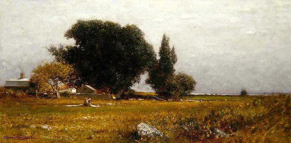 Árboles y pradera de Robert Swain Gifford