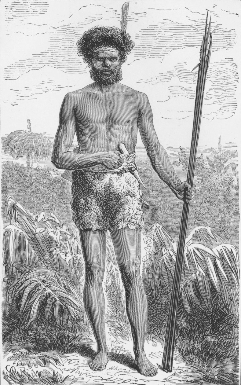 Nativo de Australia, c. 1885, 1890 de Robert Taylor Pritchett