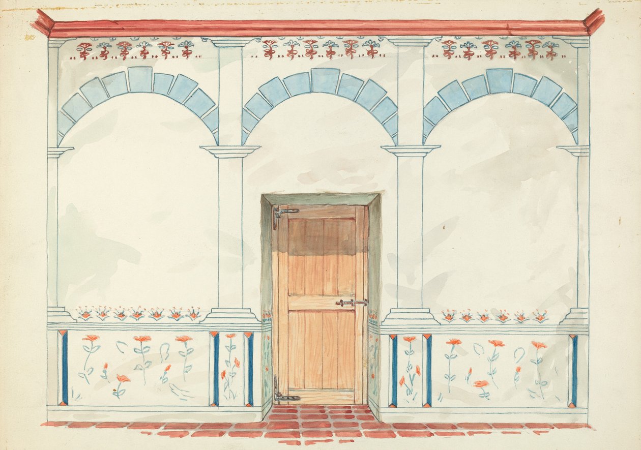 Dibujo de restauración de Robert W.R. Taylor