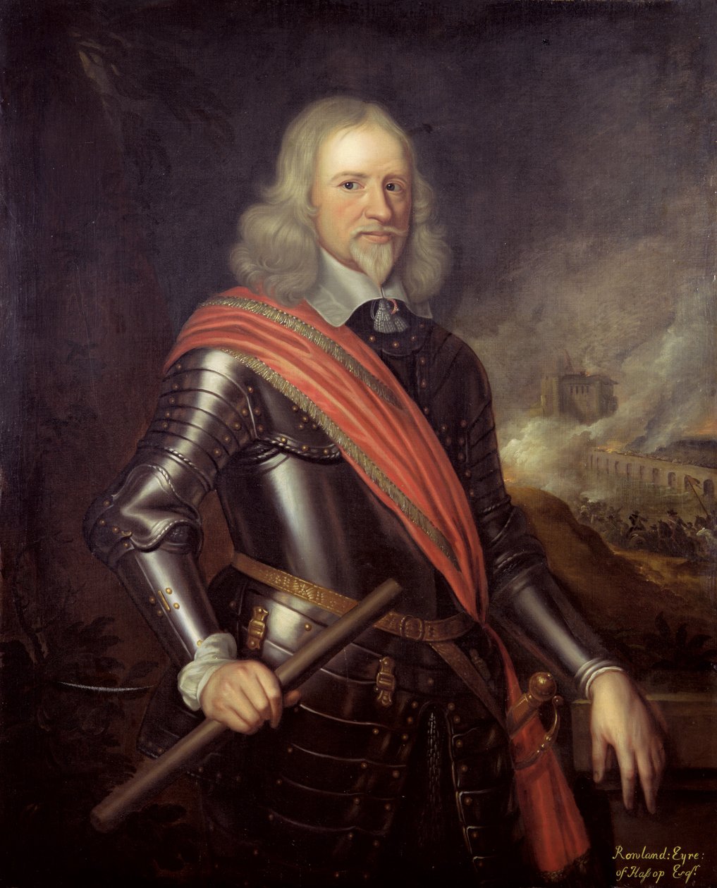 Coronel Rowland Eyre (1600-72) de Hassop de Robert Walker