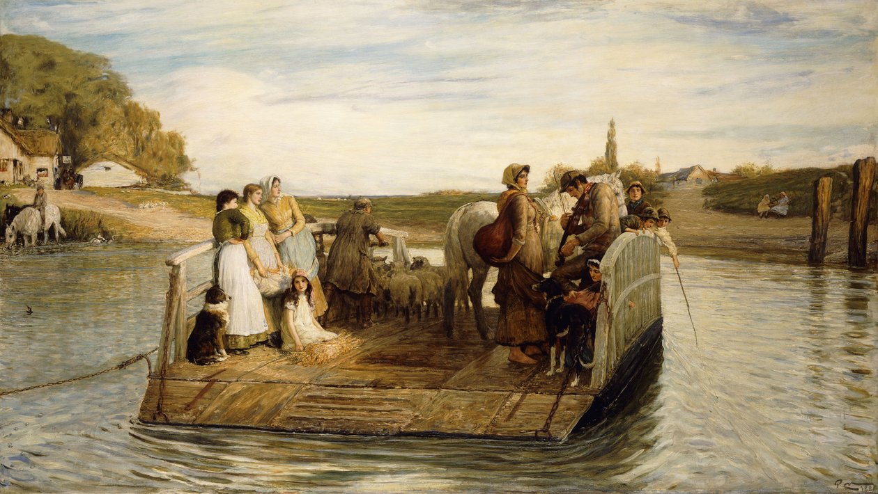 El Ferry, 1881 de Robert Walker Macbeth