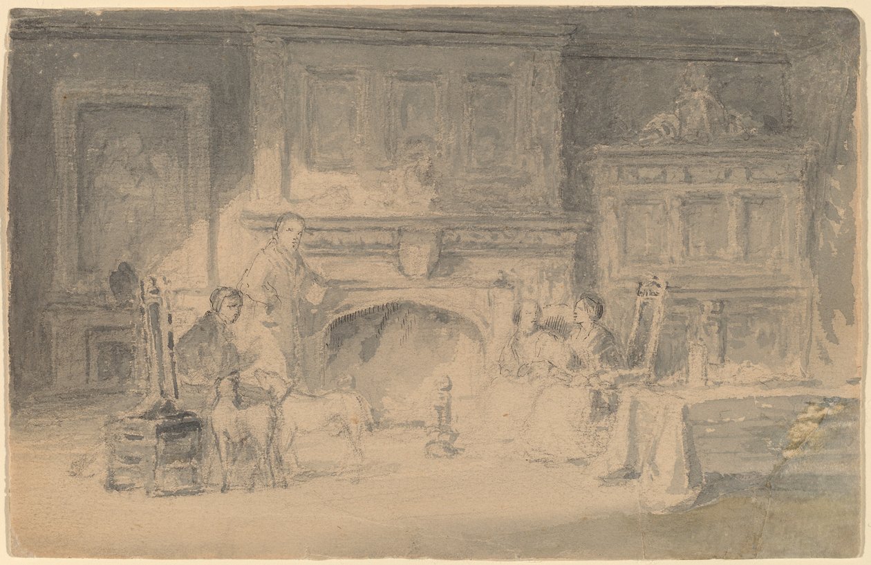Estudio para "La Familia Bailey" de Robert Walter Weir