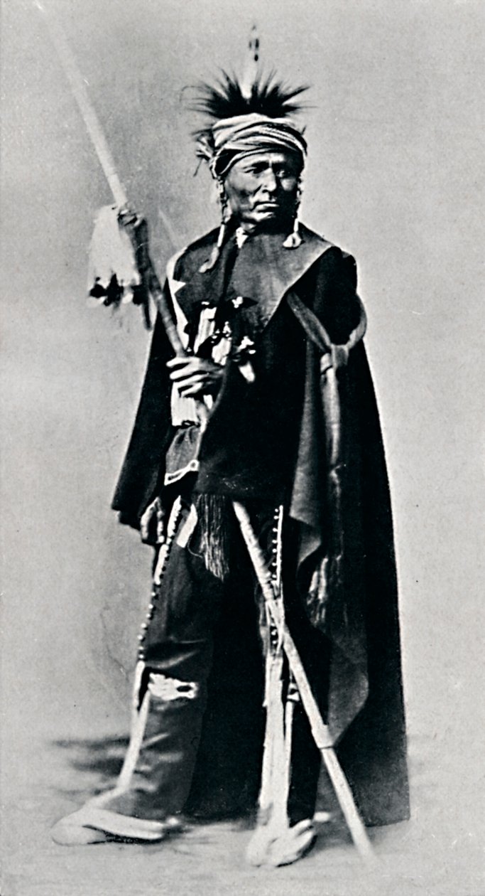 Un valiente algonquino, 1912 de Robert Wilson Shufeldt