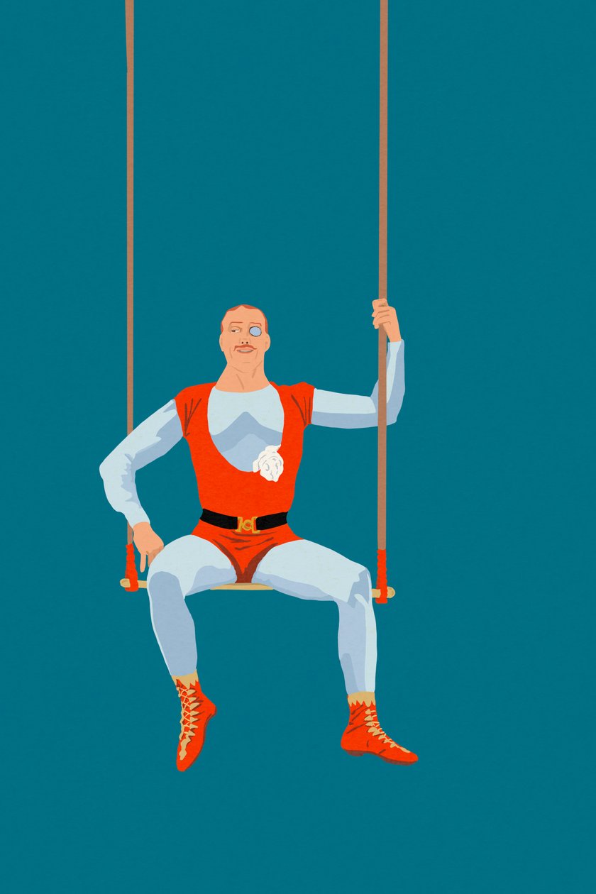 Acrobat, 2022 (digital) de Roberta Murray