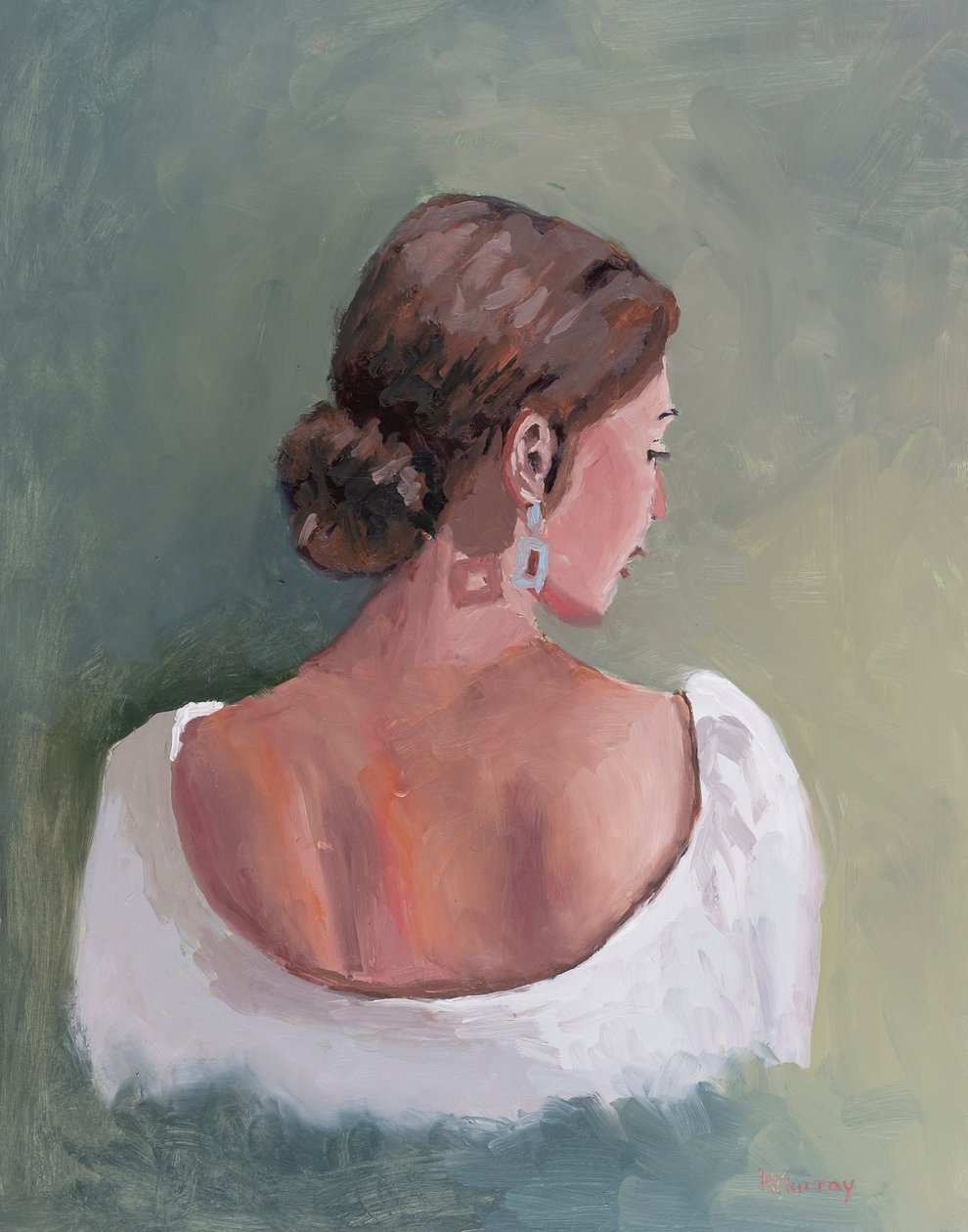 Anna, 2023 (óleo sobre panel) de Roberta Murray