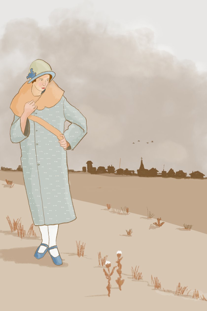 Moda Flapper, 2022 (digital) de Roberta Murray