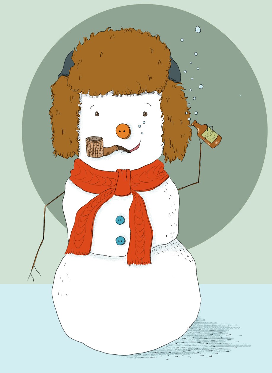 Happy Frosty, 2019 (digital) de Roberta Murray