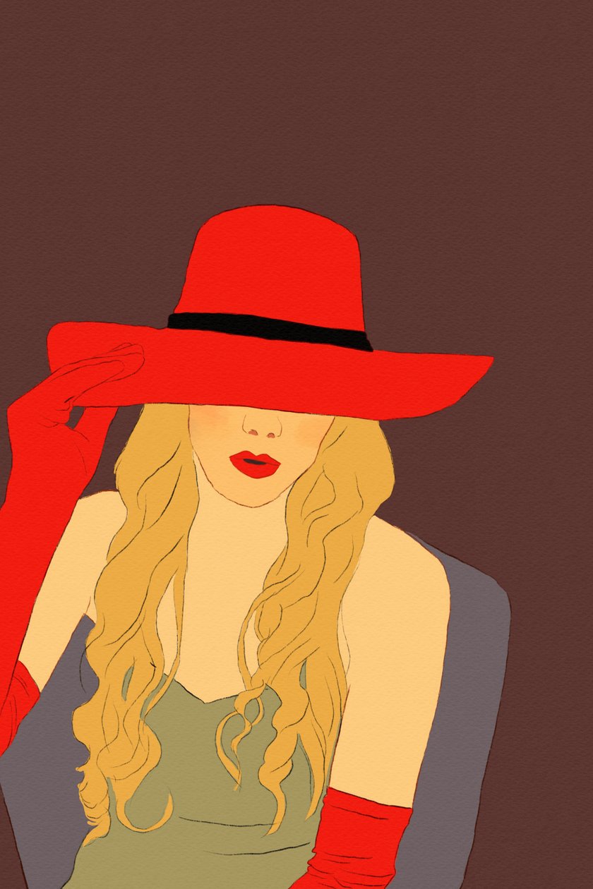 Terciopelo rojo, 2022 (digital) de Roberta Murray