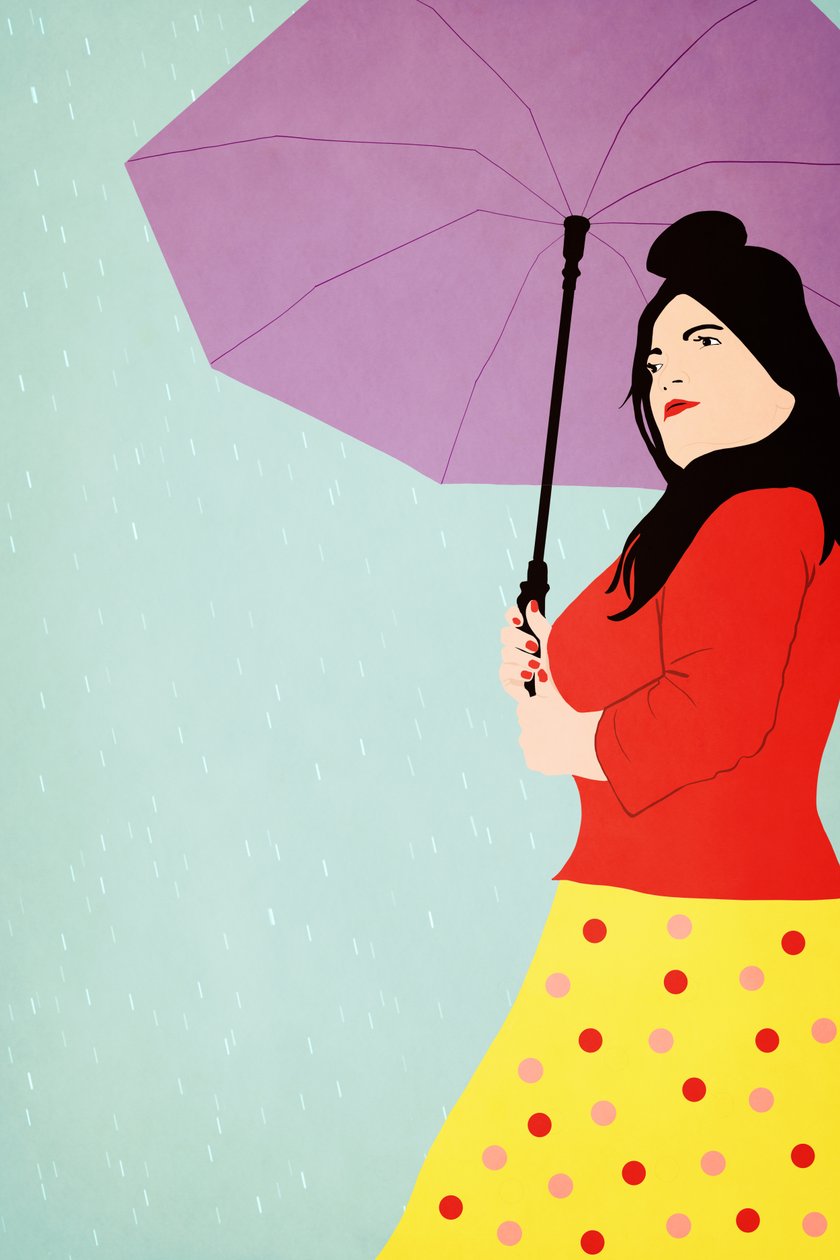 Scarlet In The Rain, 2022 (digital) de Roberta Murray