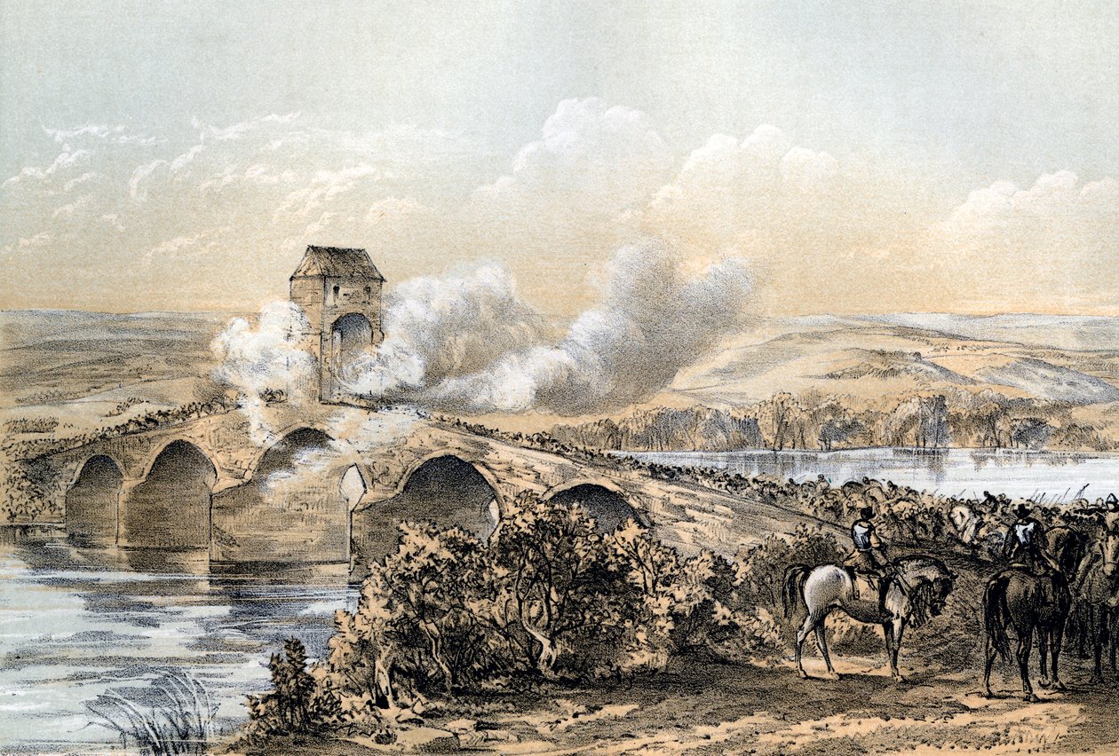 La Batalla de Bothwell Bridge, 1679 siglo XIX de Robertson