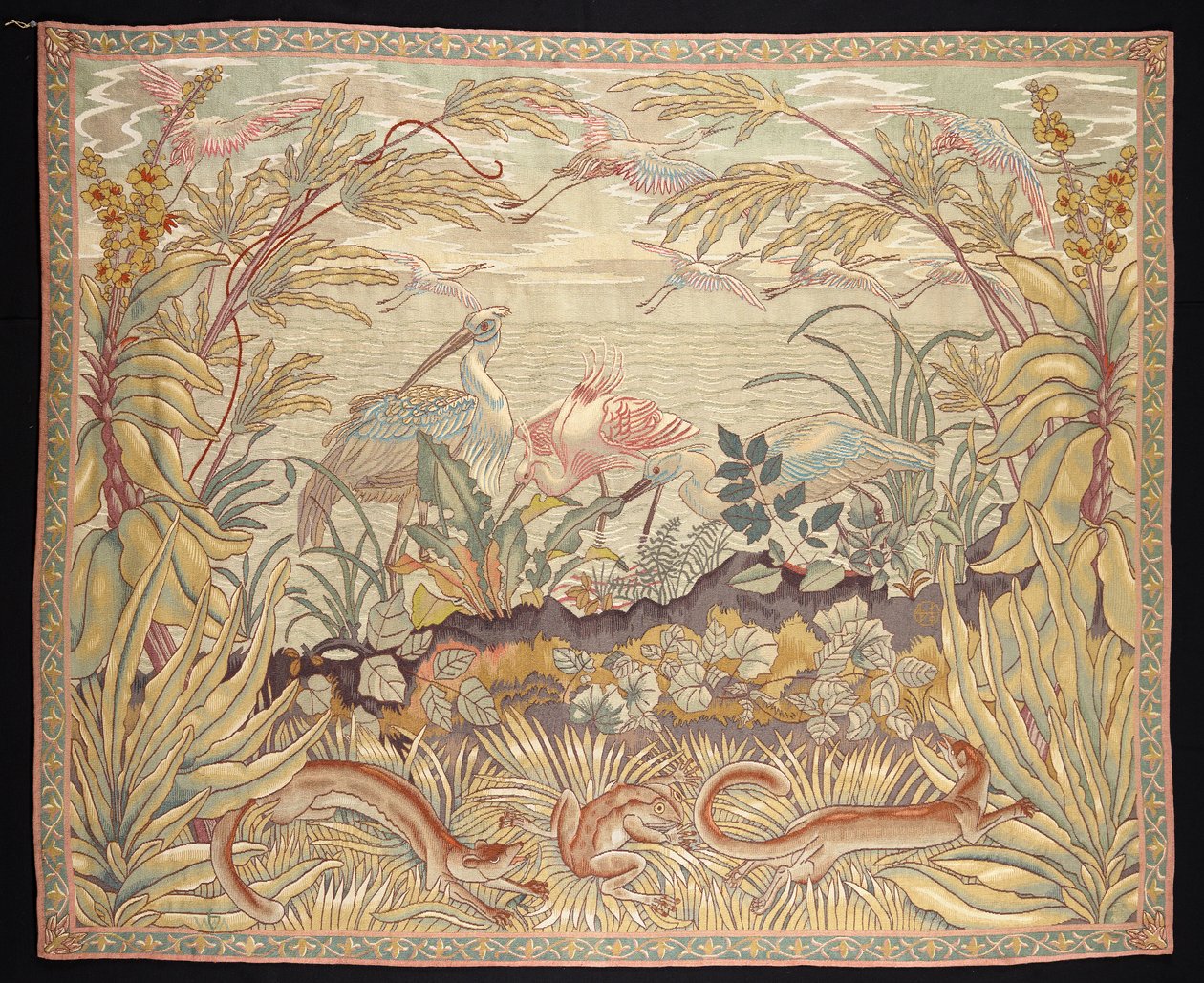 paisaje con garza de Robin Christian Andersen