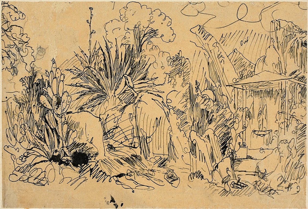 Aldea africana de Rodolphe Bresdin