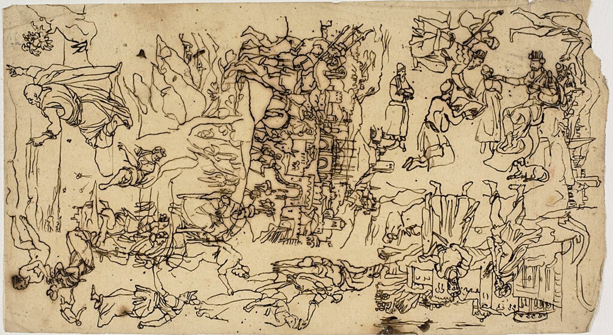Escenas bíblicas de Rodolphe Bresdin