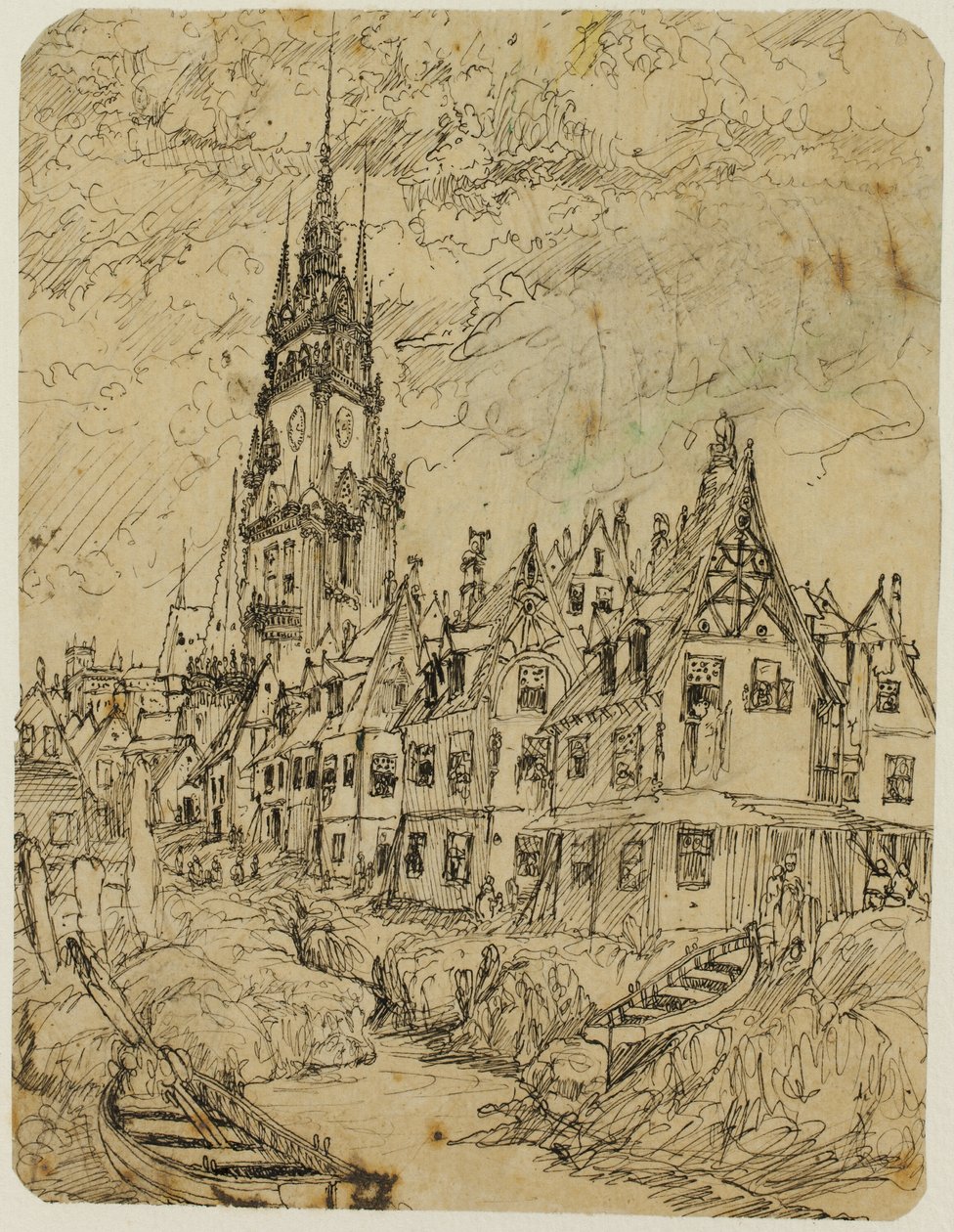 Poblado marítimo de Rodolphe Bresdin