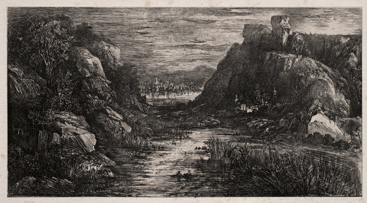 La Ciudad Lejana, 1868 de Rodolphe Bresdin