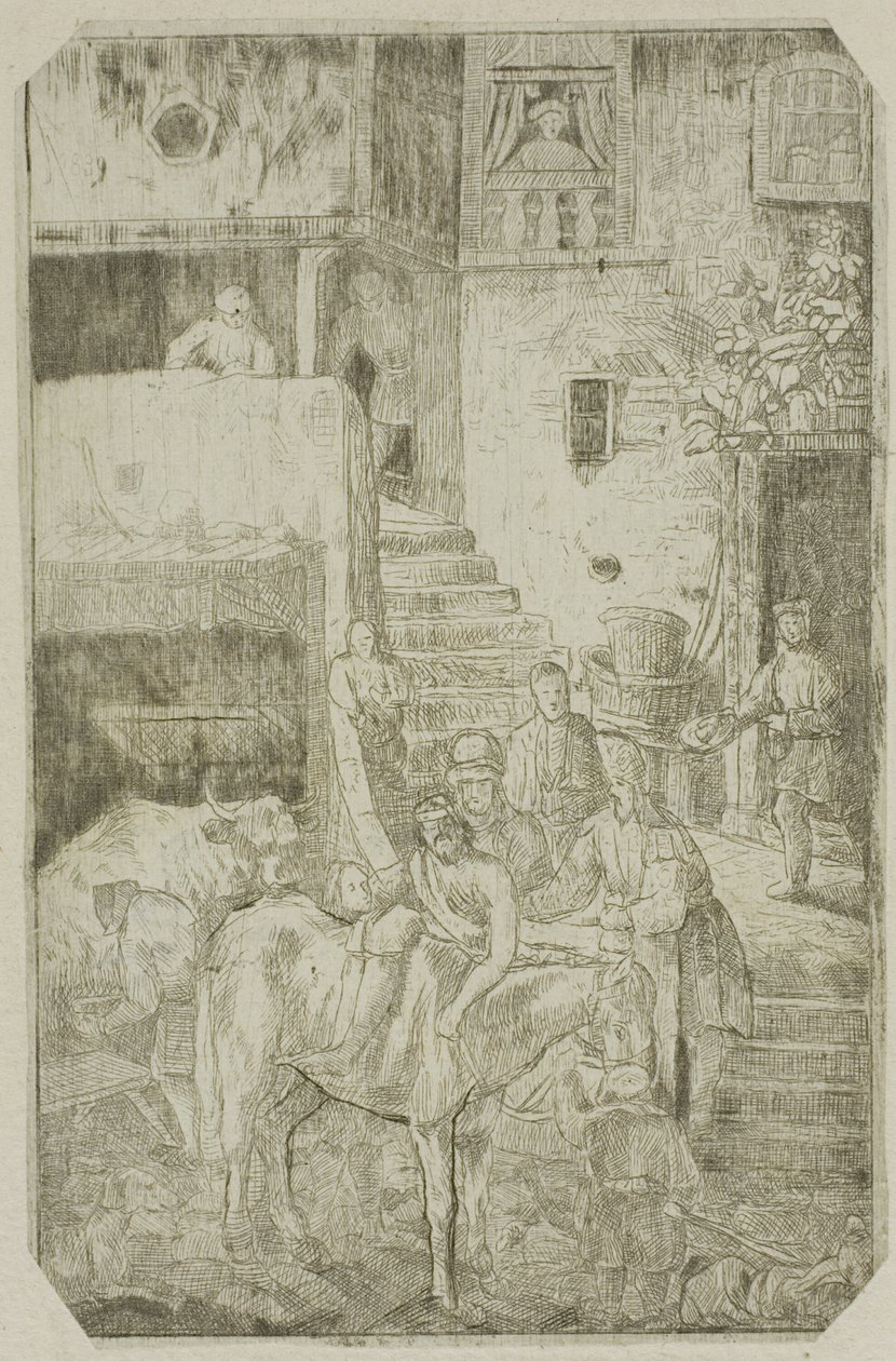 El Buen Samaritano de Rodolphe Bresdin