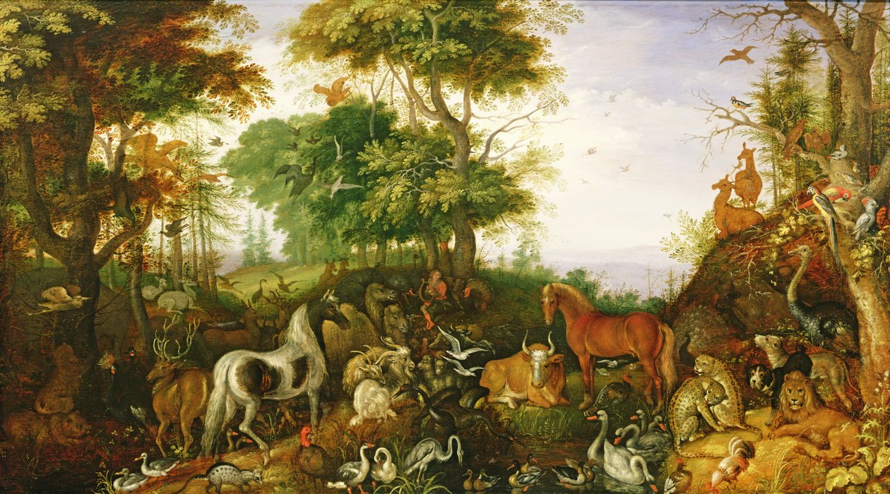 Orfeo Encantando a los Animales de Roelandt Jacobsz. Savery