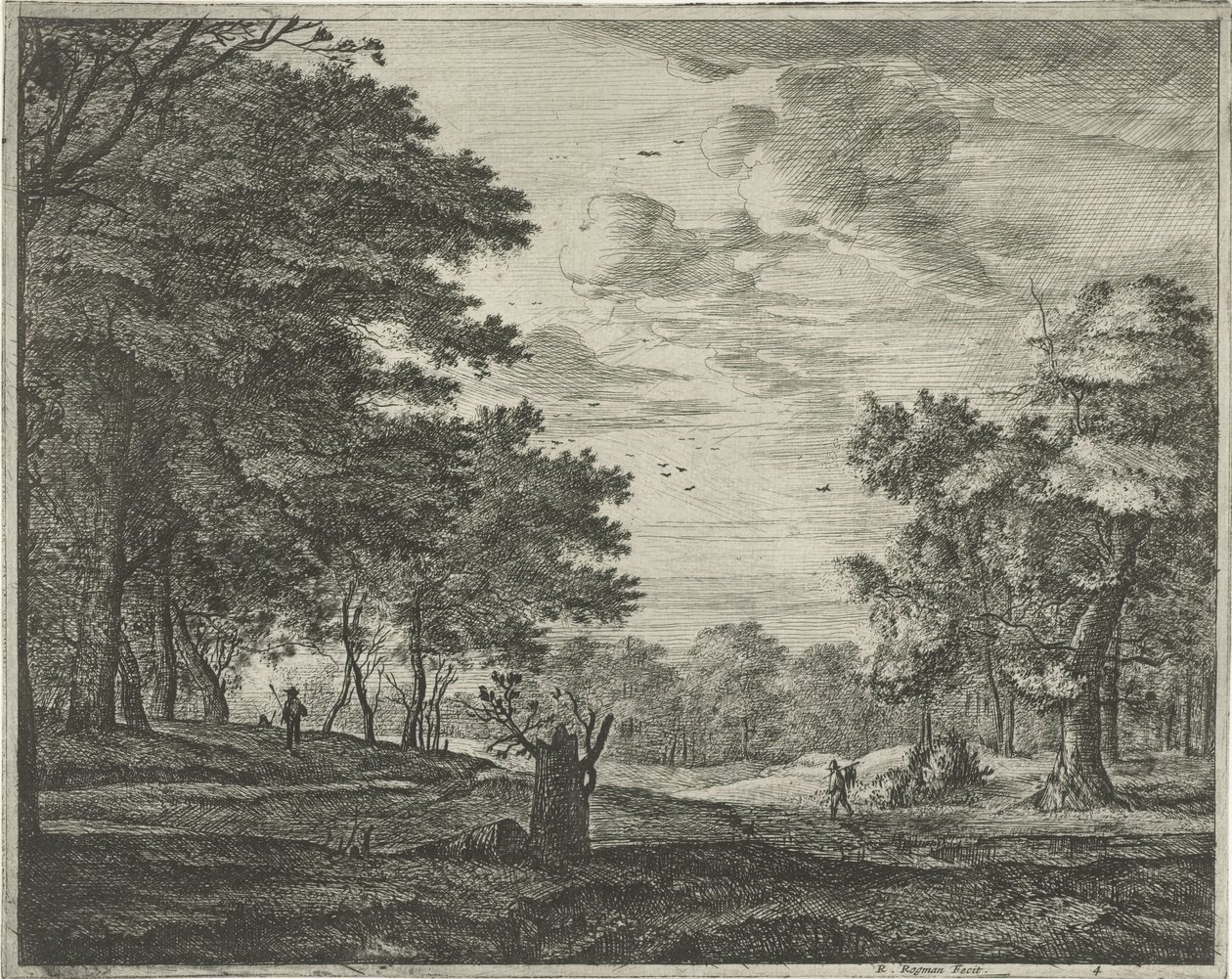 Caminante en el Haagse Bos de Roelant Roghman