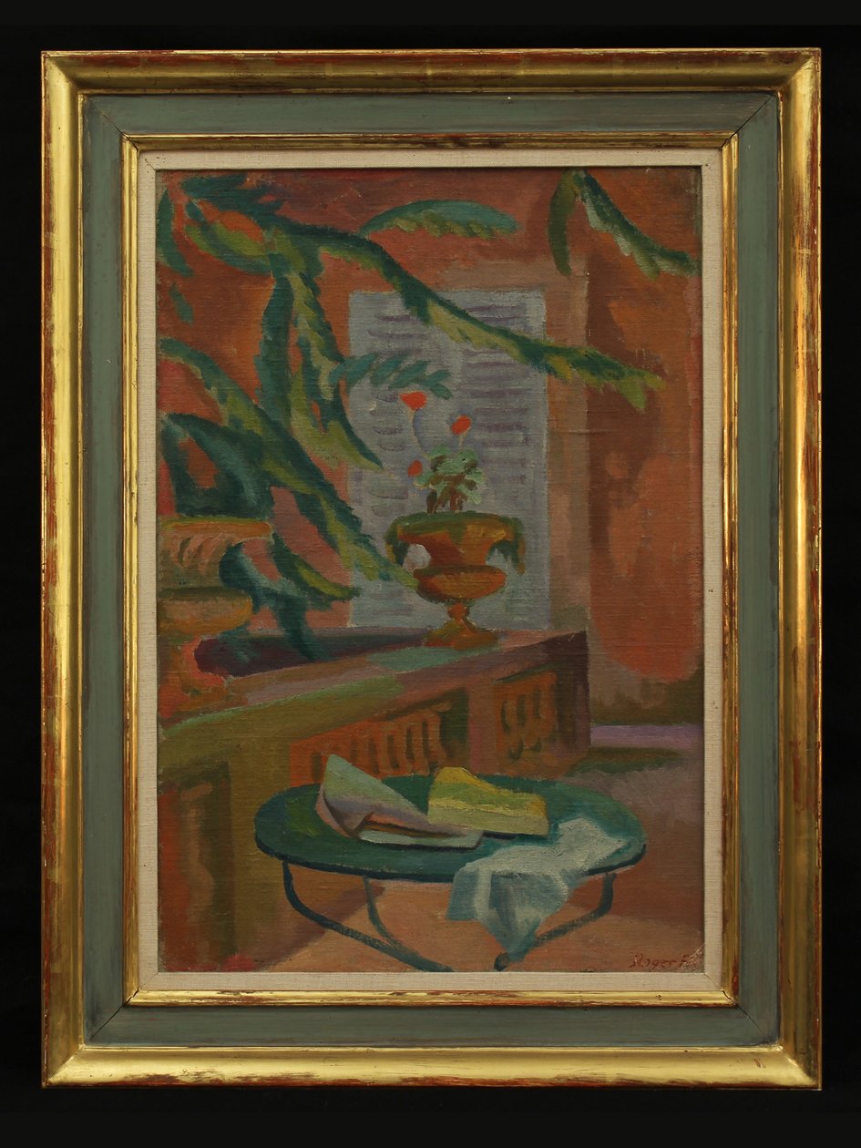 En la terraza, c.1920s de Roger Eliot Fry