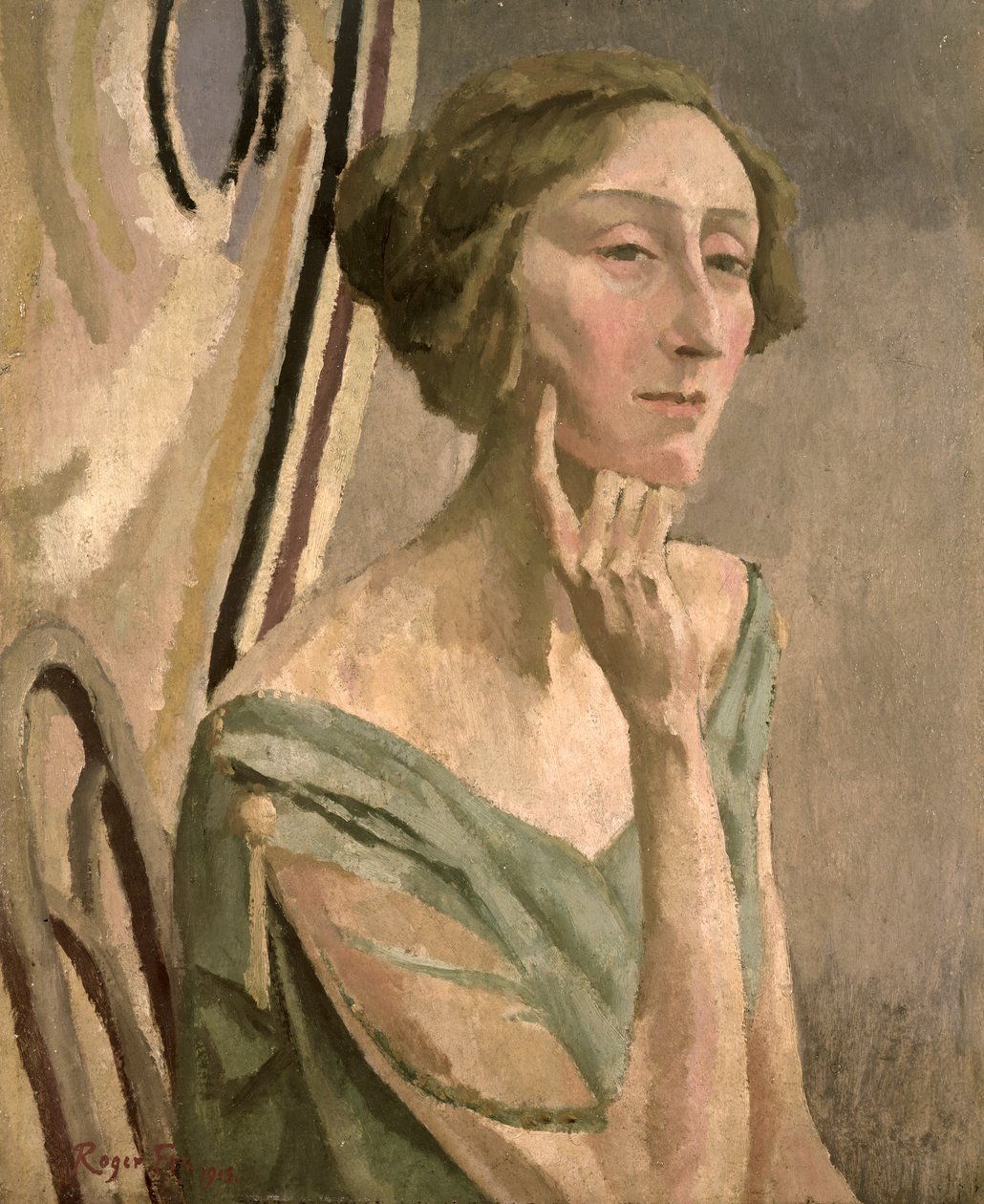 Retrato de Edith Sitwell (1887-1964), 1915 de Roger Eliot Fry