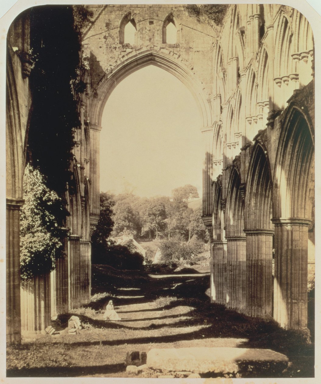 Abadía de Rievaulx, North Yorkshire, 1854 de Roger Fenton
