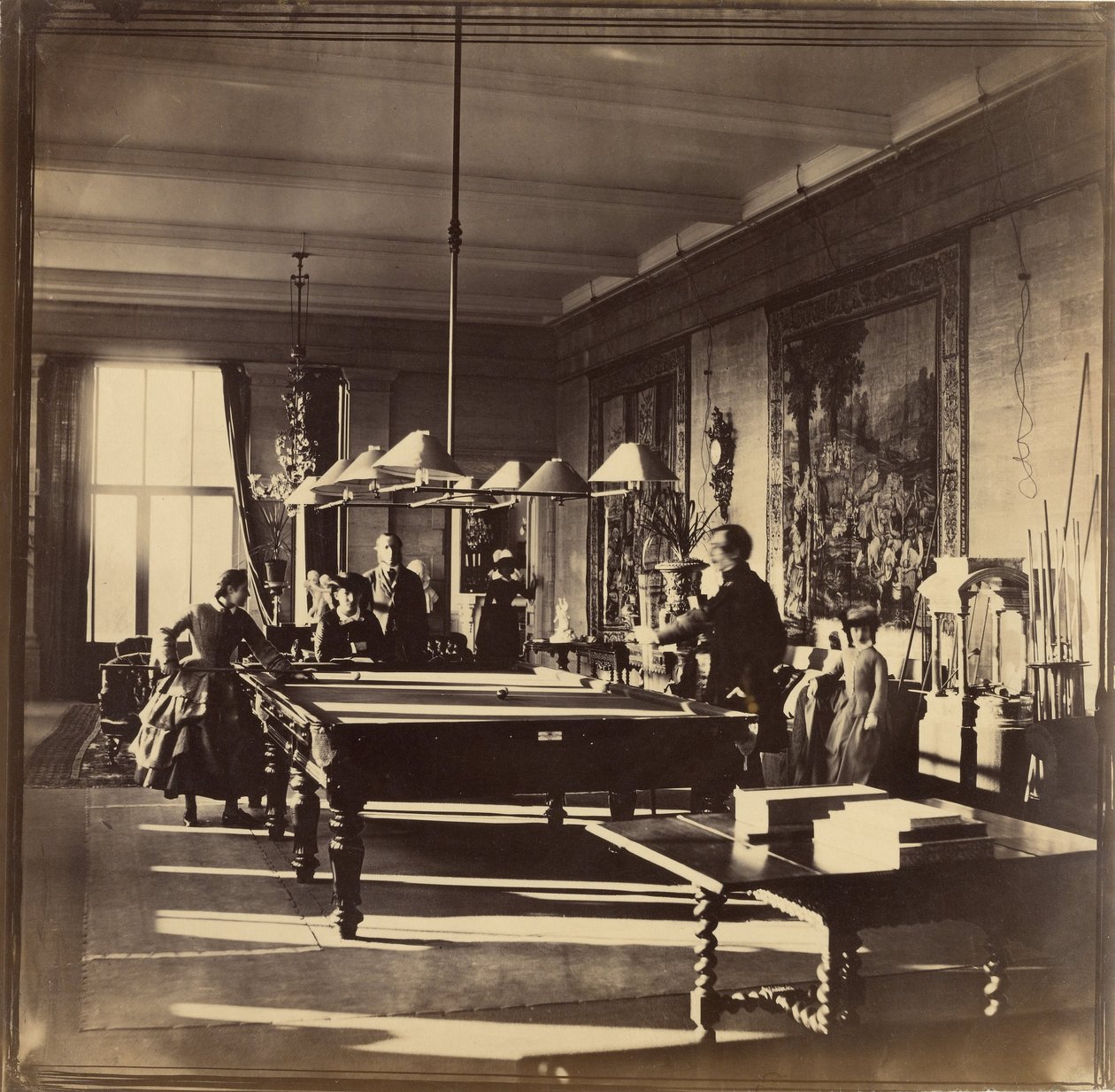 La Sala de Billar, Mentmore de Roger Fenton