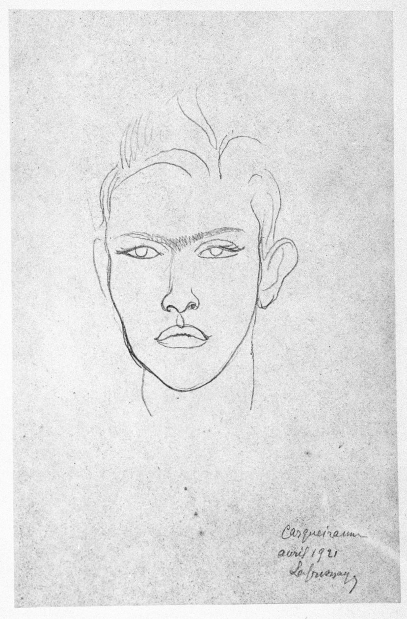Raymond Radiguet (1903-23) de Roger de La Fresnaye