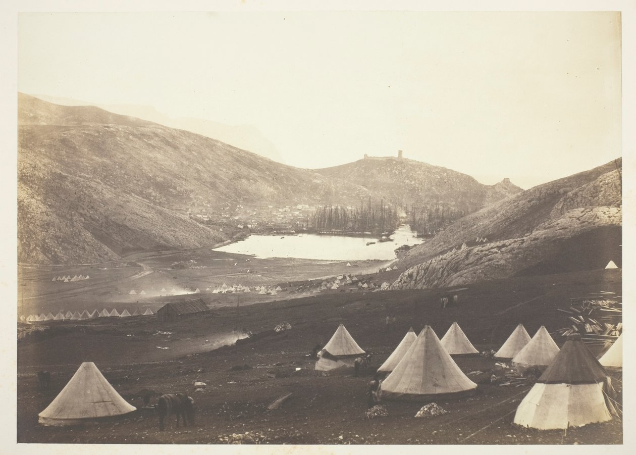 Balaklava desde la Colina de la Guardia de Roger Fenton