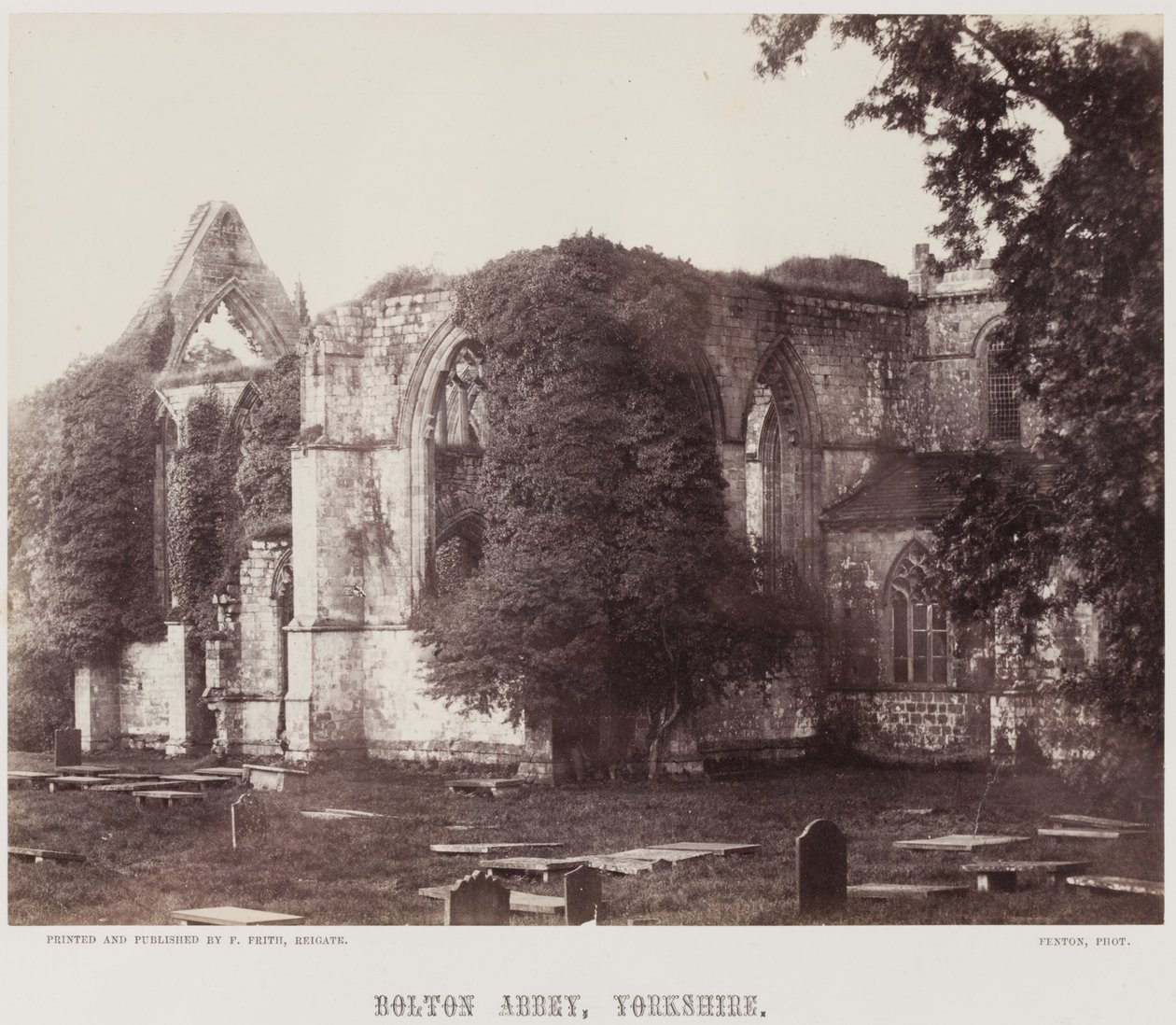 Abadía de Bolton, Yorkshire, c.1857 de Roger Fenton
