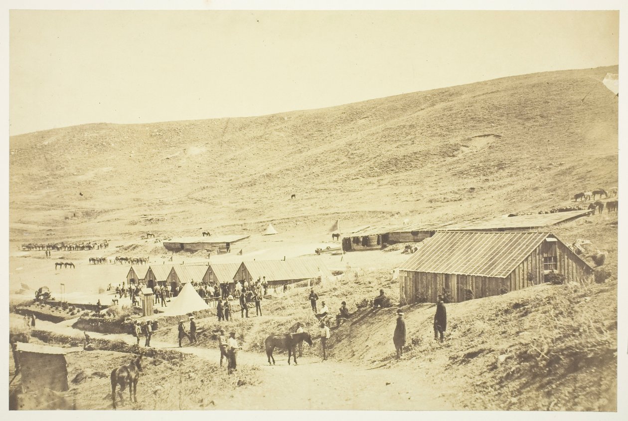 Campamento de los 4º Dragones Ligeros de Roger Fenton