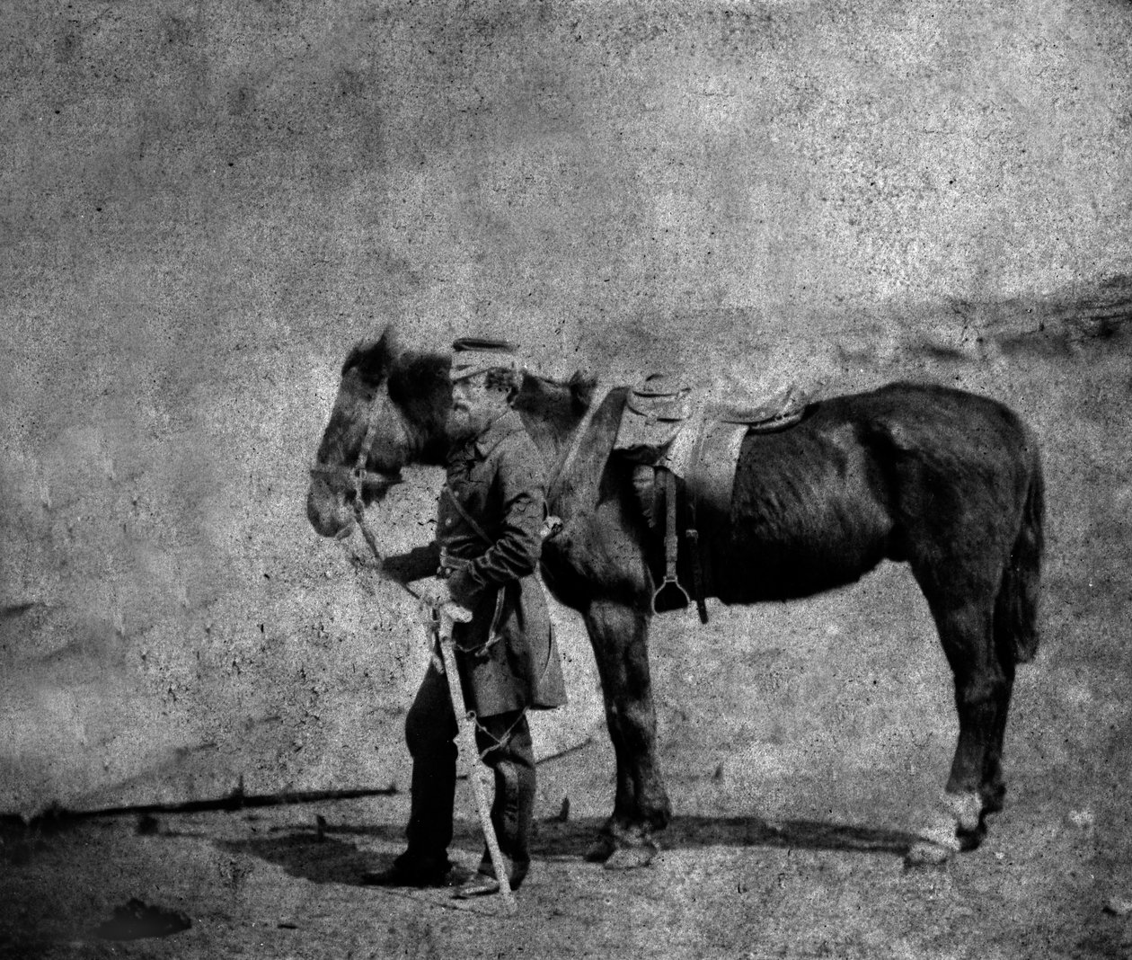 Capitán Arthur Layard, 1855 de Roger Fenton