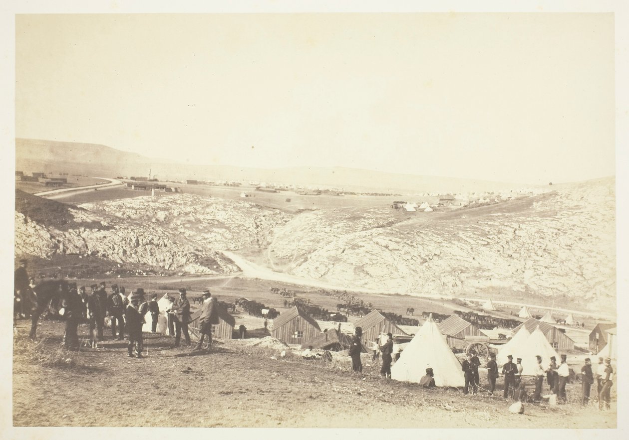 Campamento de artillería a caballo, 1855 de Roger Fenton
