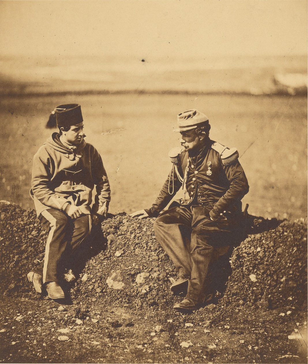 General Cisse y Oficial de Estado Mayor. de Roger Fenton