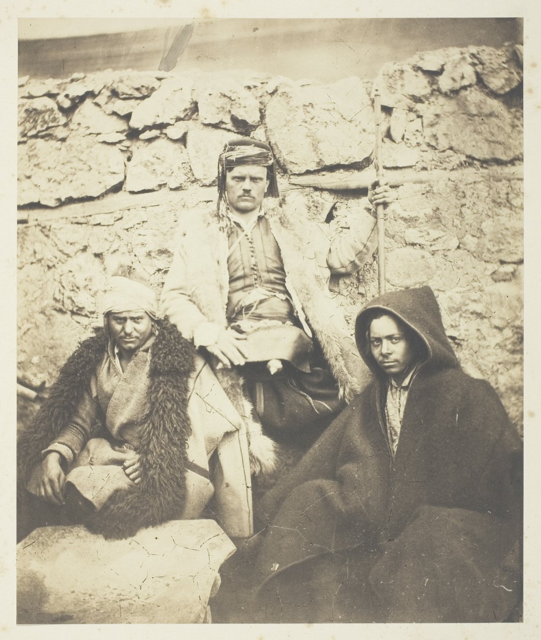 Grupo de jefes croatas de Roger Fenton
