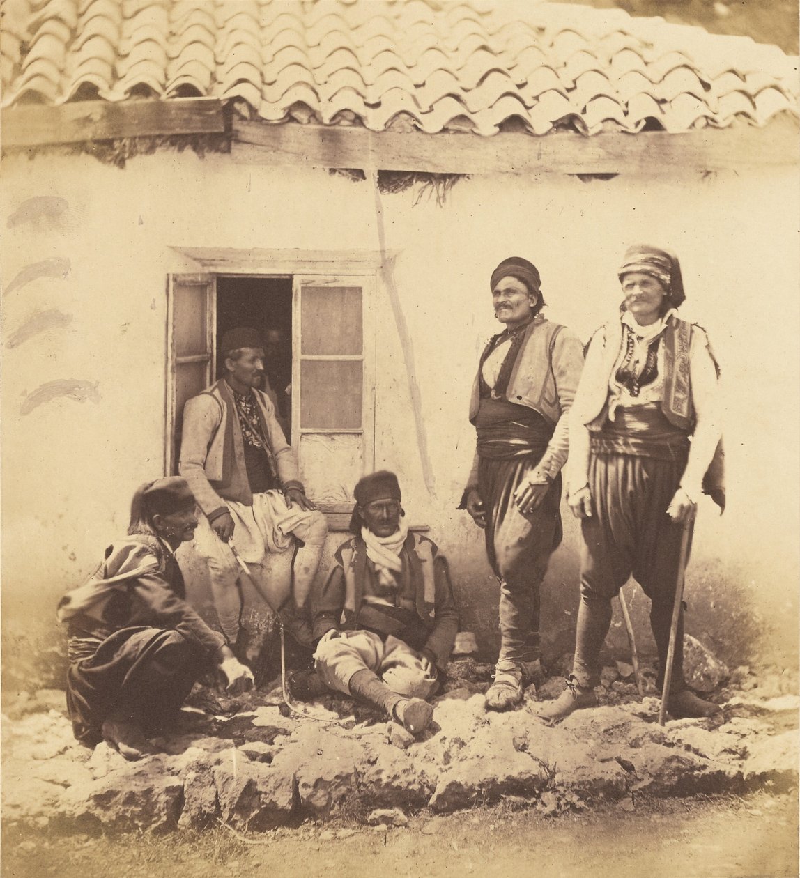 Grupo de montenegrinos. de Roger Fenton