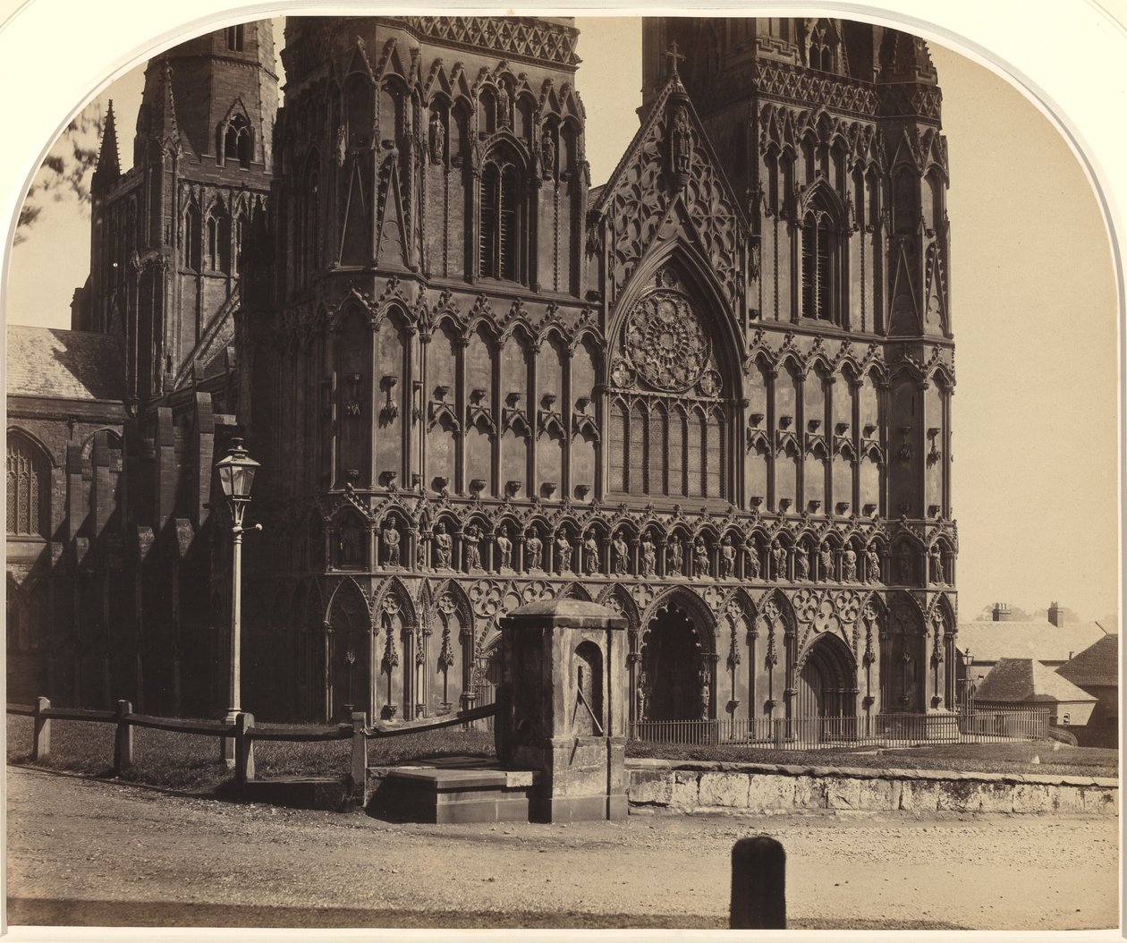 Catedral de Lichfield desde el noroeste, 1858 de Roger Fenton