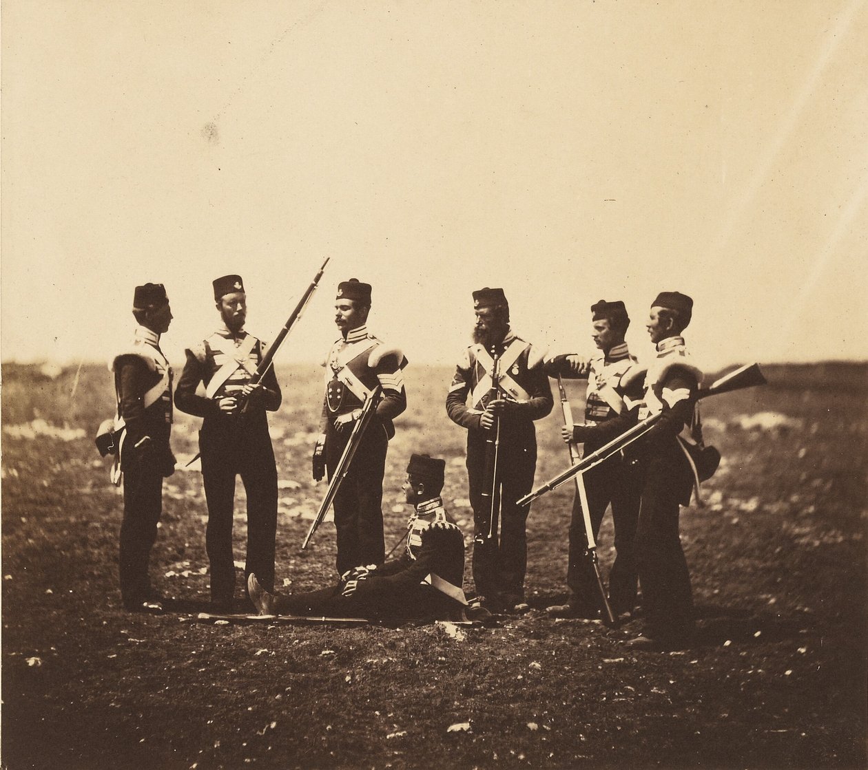 Hombres del 68º Regimiento de Roger Fenton