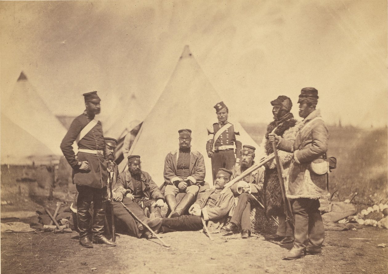 Oficiales y hombres del 89º Regimiento. de Roger Fenton