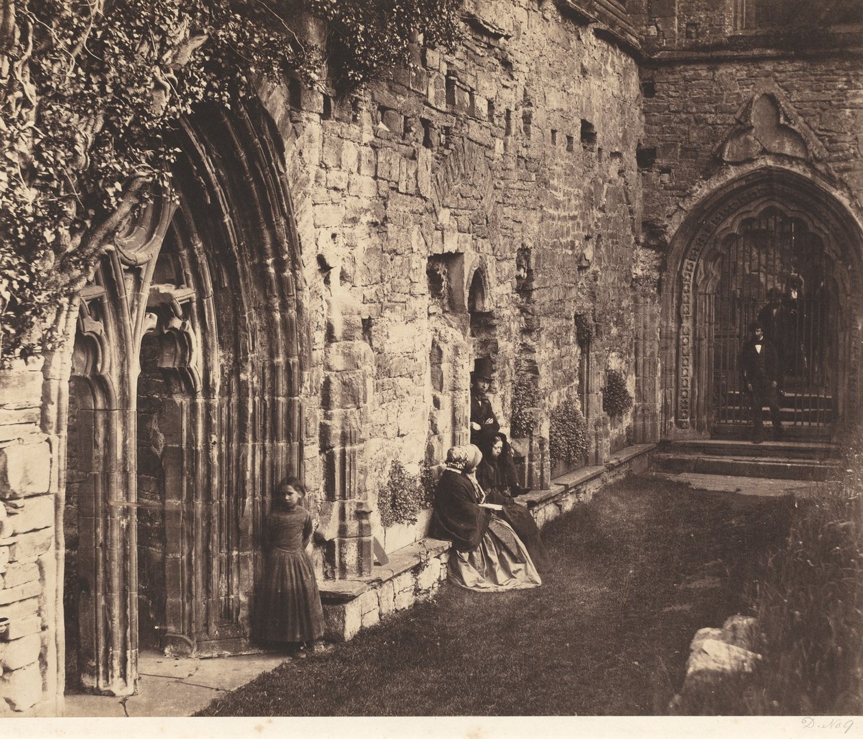 Los Claustros, Abadía de Tintern,1854 (foto) de Roger Fenton