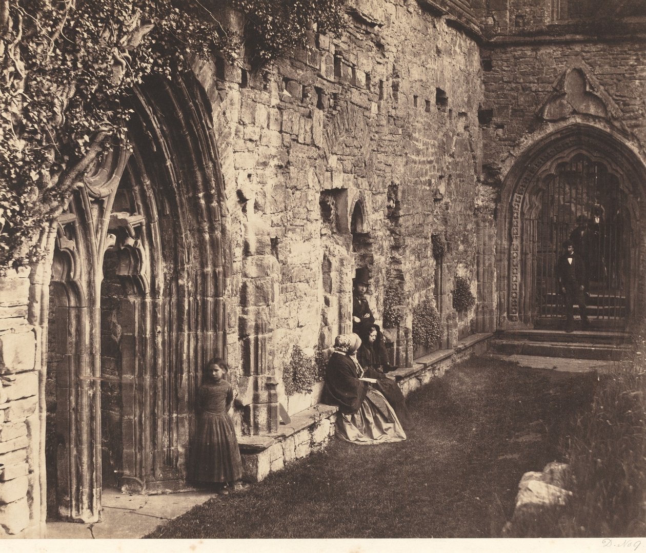 Los claustros, Abadía de Tintern de Roger Fenton